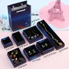 Ювелирная Подарочная коробка с изображением звездного неба, для браслетов, ожерелий, колец, сережек