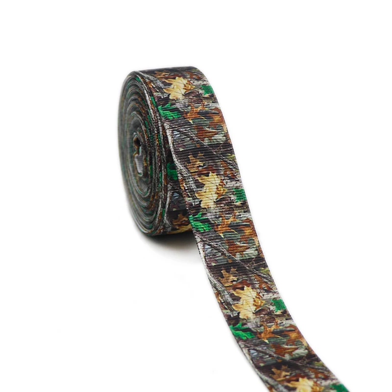 

10 Yards 1" 22MM Flowers Printed Grosgrain Ribbons For Hair Bows DIY Handmade Materials
