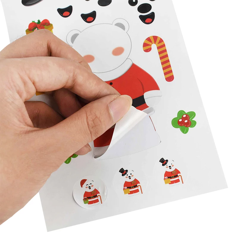 5 шт. рождественские наклейки на стену в стиле Facebook детские украшение дома