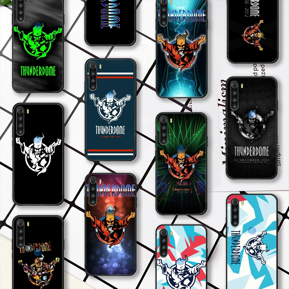 

Thunderdome Hardcore Wizard Phone Case For Xiaomi Redmi Note 7 8 8T 9 9S 4X 7 7A 9A K30 Pro Ultra black Funda Luxury Hoesjes