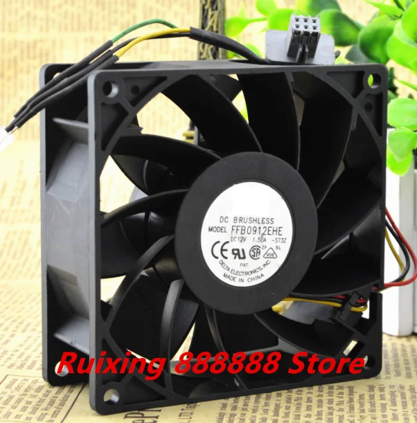 

9038 FFB0912EHE DC 12V 1.5A двойной шаровой вентилятор с сильным давлением