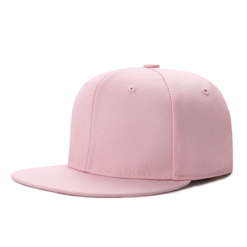 Light Pink Бренд XaYbZc хип-хоп шапки для мужчин и женщин бейсболки Snapback сплошной цвет хлопок кость Европейский стиль классический модный тренд - Цвет: Light Pink