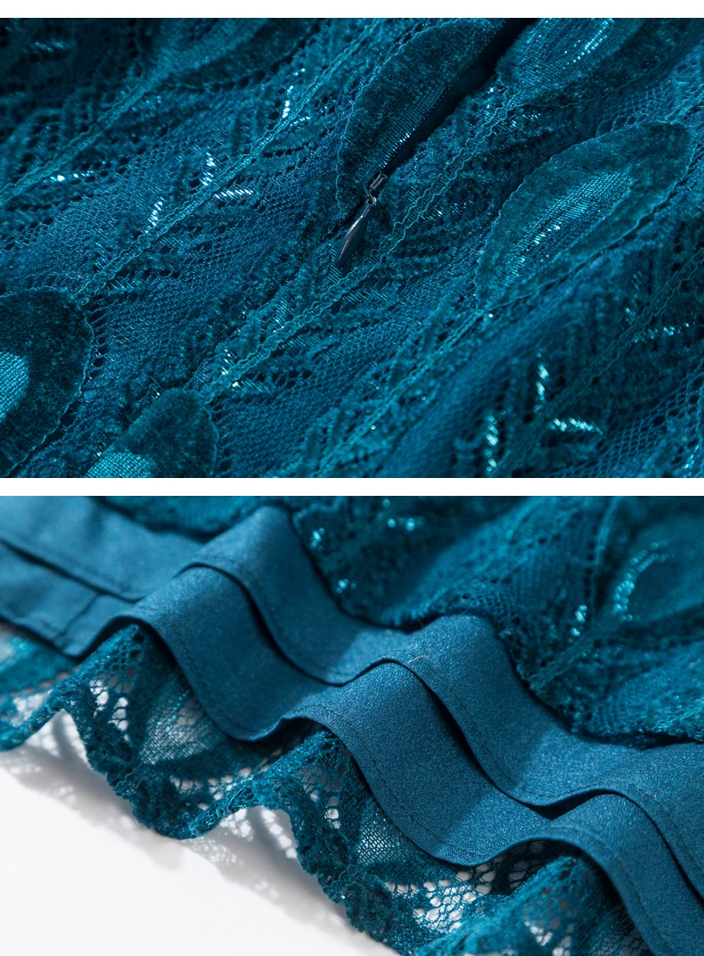 

2021 Spring New Slim Chinese Traditional Cheongsam High Quality Elegant Lace Dress for Women