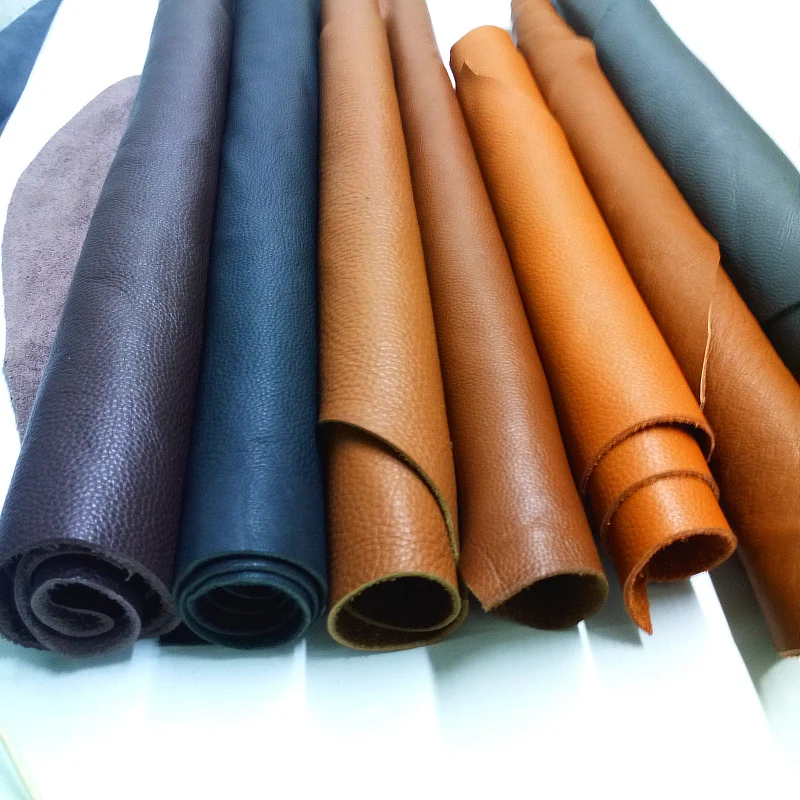 Большой слой из воловьей кожи с рисунком личи зернистая кожа ручная работа