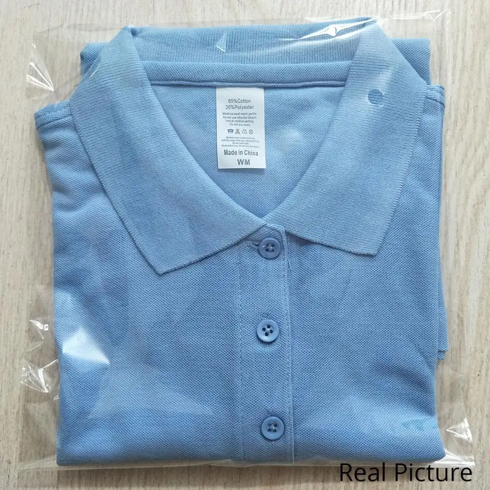 Blusas Mujer Женская хлопковая рубашка поло с коротким рукавом модный простой топ Femme