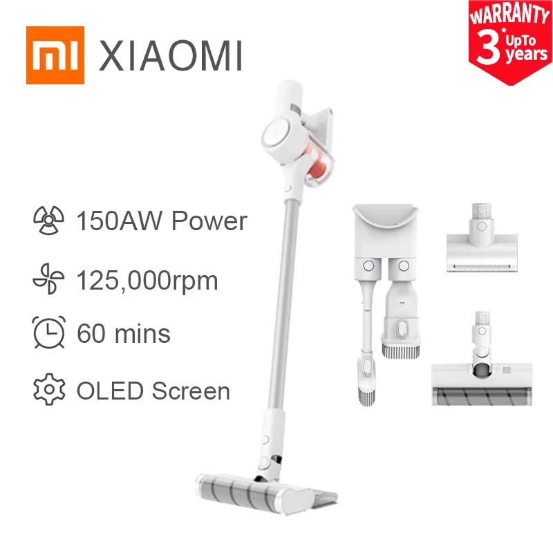 Циклонный ручной пылесос XIAOMI MIJIA K10 многофункциональная щетка всасывание 2021 па
