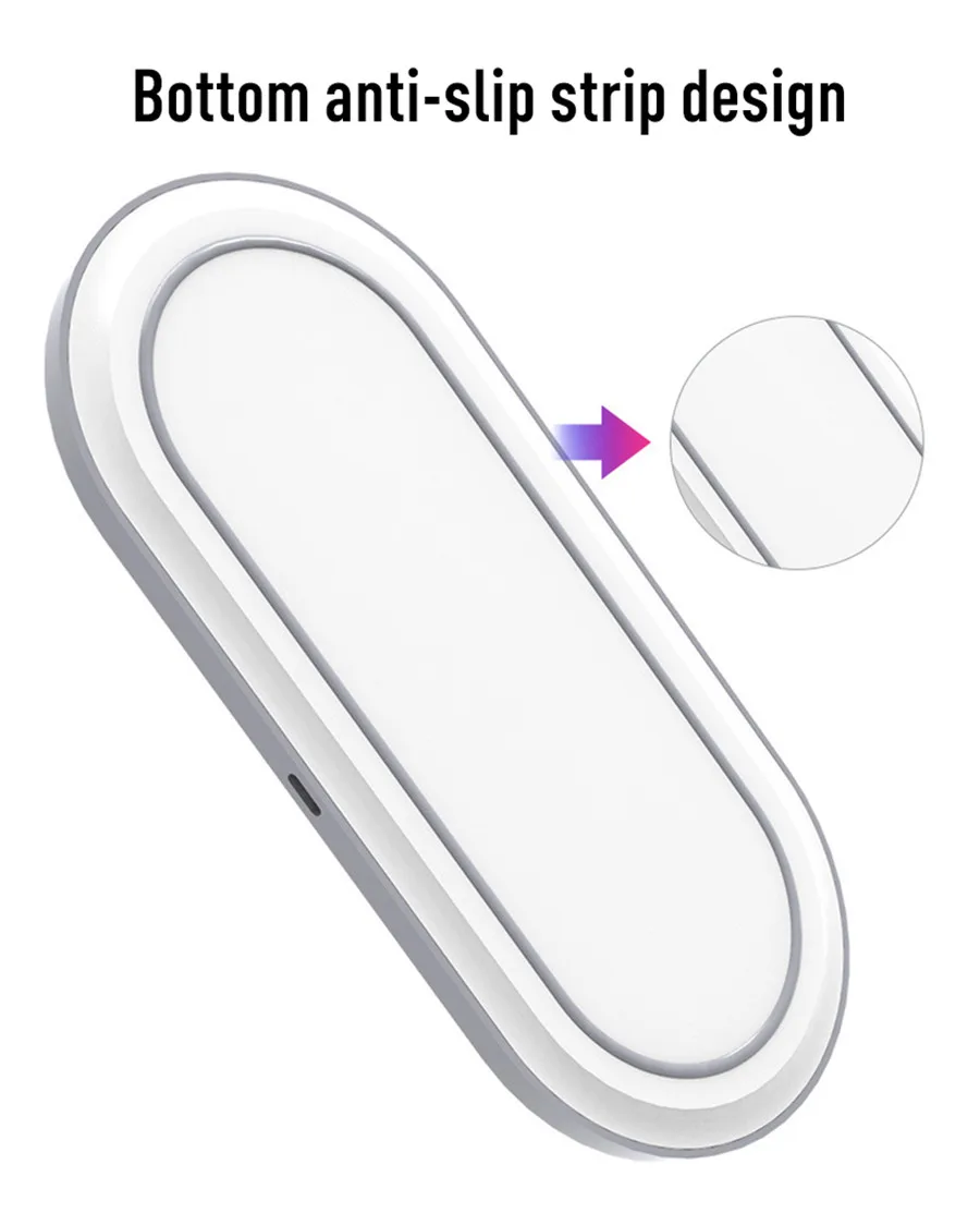 QI TYPE-C быстрая мульти для iPhone Xs Max XR X 8 8Plus телефон Apple AirPods watch беспроводное быстрое зарядное устройство 10 Вт 3 в 1 Подставка для зарядки