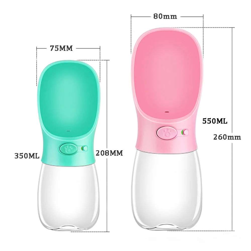 Портативная Питьевая бутылка для воды собак и кошек походная миска товары