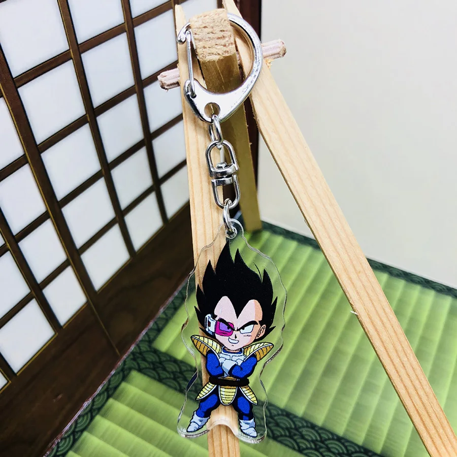 Dragon Ball Z аниме брелок мультфильм Супер Saiyan Goku брелок экшн игрушка Фигурки Коллекция Модель игрушки брелок кольцо брелок