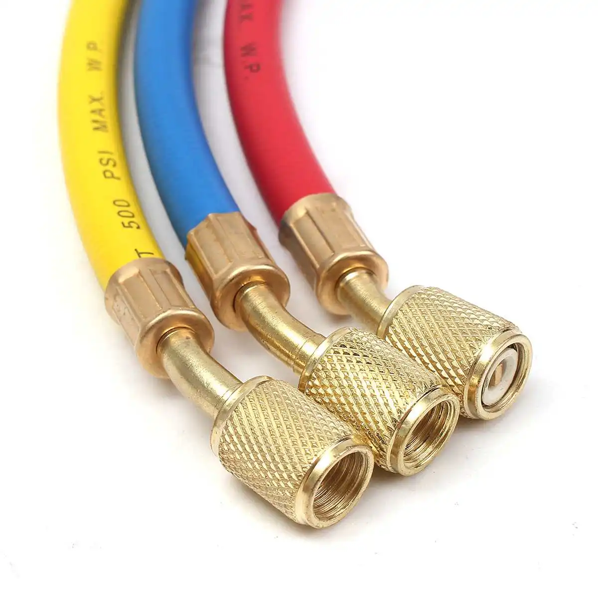 Комплект автомобильного манометра A/C R134A охлаждающий шланг для зарядки с 2