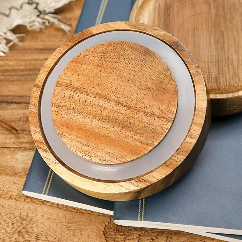 Термостойкие герметичные стеклянные банки с бамбуковой крышкой | Дом и сад