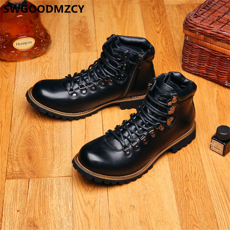 Кожаные ботинки Мужские Ботильоны Челси Мужская обувь Zapatos De Hombre Chaussure Homme Erkek Ayakkabi
