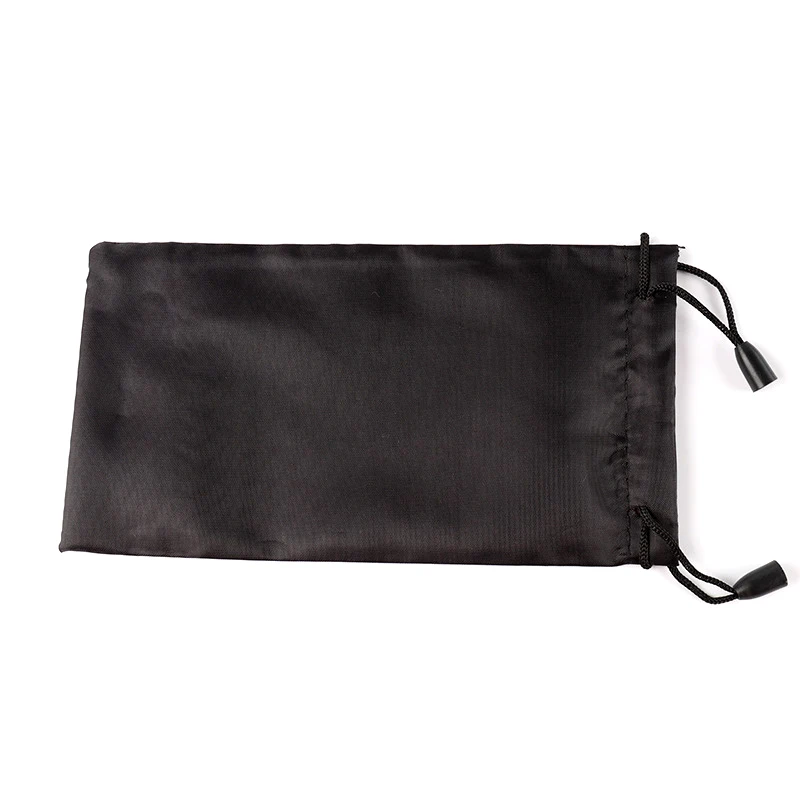 Чехол для очков JASPEER черная тканевая сумка солнцезащитных с логотипом на заказ