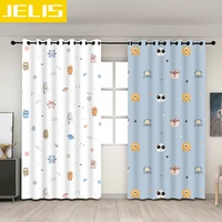 cartoon blackout curtains for living room kitchen for boys girls kids bedroom thermal insulated room darkening custom curtains
