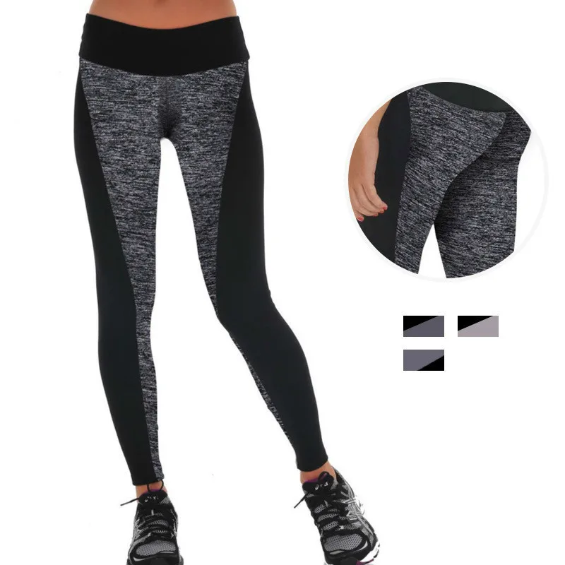 S XXL размера плюс женские штаны для йоги спортивная одежда бега эластичные