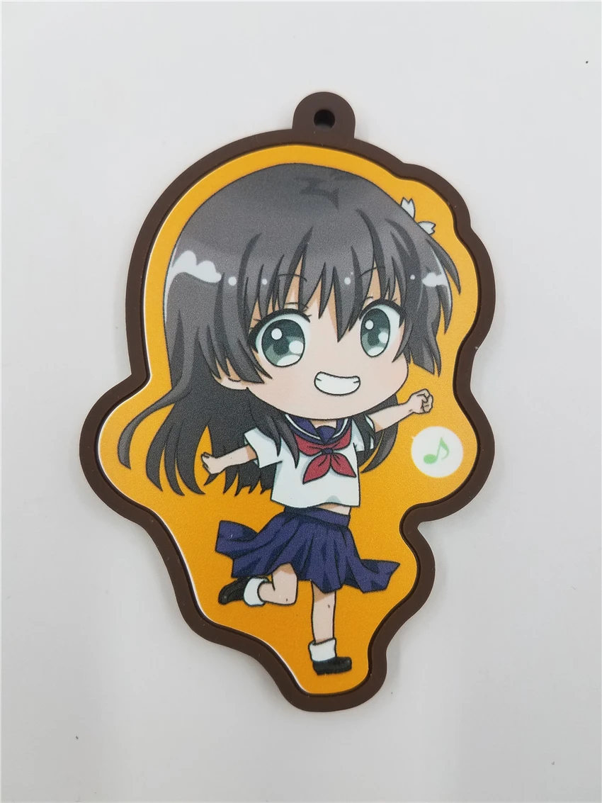 Toaru Kagaku no Railgun Original Japanese anime rubber mobile phone charm keychain strap |