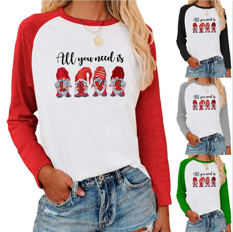 

Рождественские свитшоты для мужчин и женщин, модель 2021, женские осенне-зимние топы, Рождественская одежда для женщин