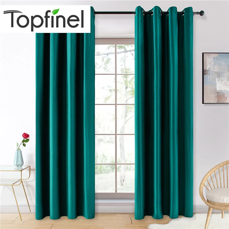 Topfinel затемненная занавеска s для гостиной спальни с высокой затеняющей бархатной