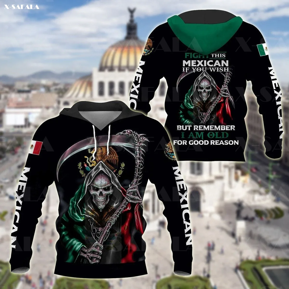 

MEXICO MEXICAN SKULL SPECIAL VERSION 3D Print Zipper Hoodie Man Female Pullover Sweatshirt Hooded Jacket Jersey Tracksuits