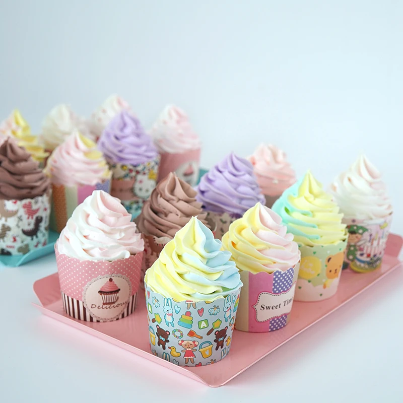 Симпатичная модель десерта реквизит для кремового торта украшение на окно