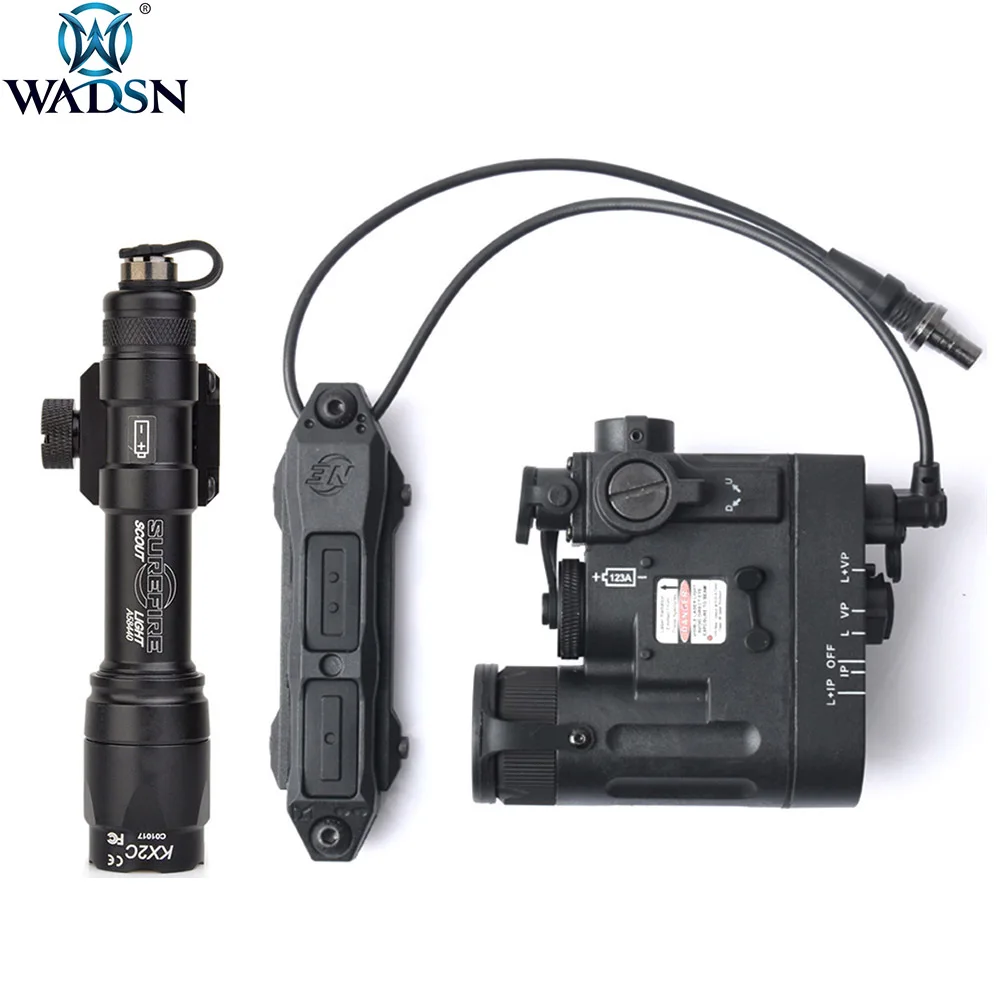WADSN страйкбол Surefir M600c скаутский светильник DBAL D2 ИК лазер с двойным управлением