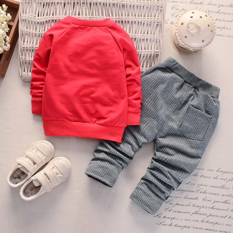 Children Boys Girls Cotton Clothing Sets Fashion Baby Sport Jacket Pants 2Pcs/Sets Spring Autumn Formal Toddler Tracksuits | Детская