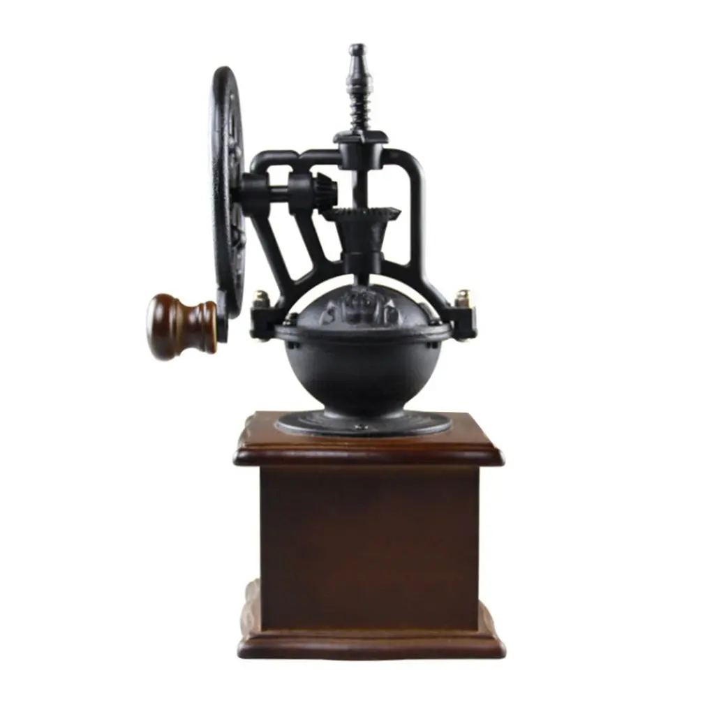 Ручная кофемолка механизм Ретро деревянная мельница ручная Кофеварка машина с