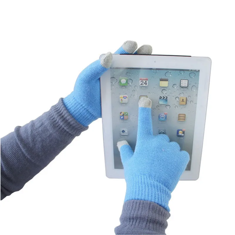 Зимние теплые перчатки ветрозащитные уличные утолщенные варежки для сенсорного