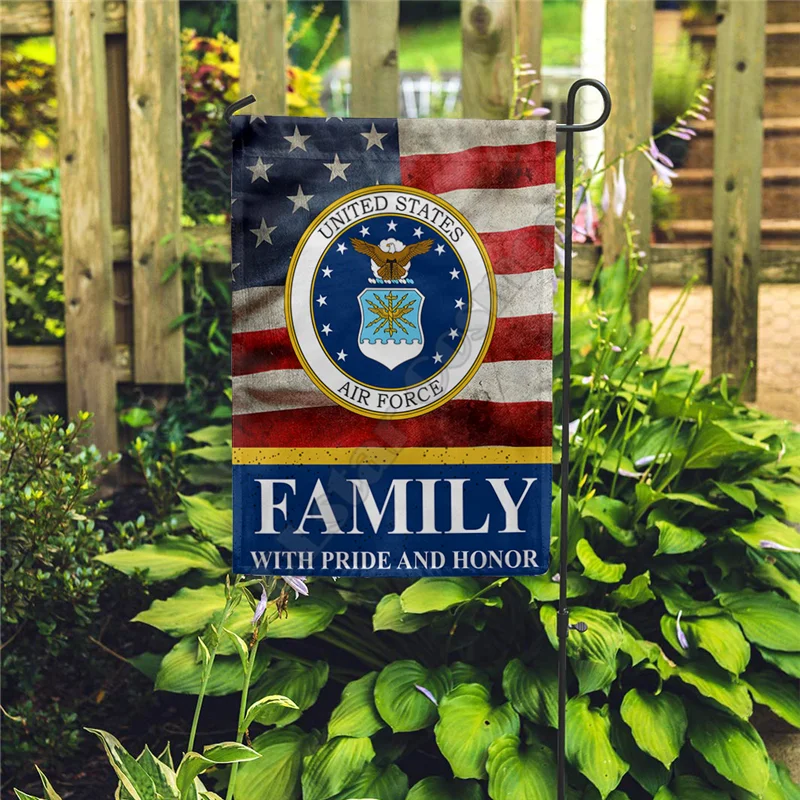 

US Army Flag 3D Full Printing Garden Flags Hanging House Flag Garden Flag Decoration Double-sided Printing 01