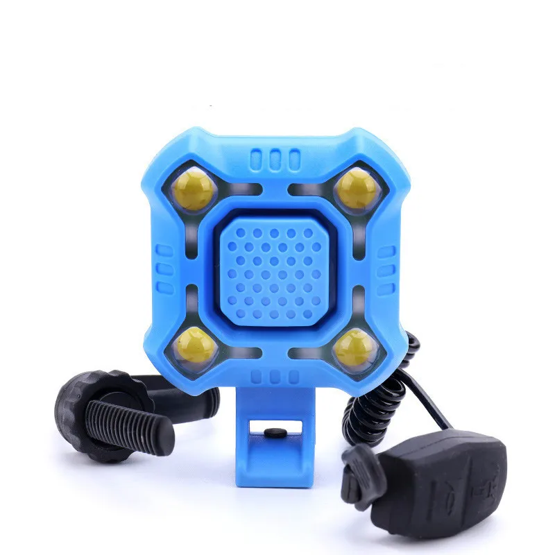 

Звонок велосипедный Водонепроницаемый Электрический с USB-зарядкой, 4 лампы