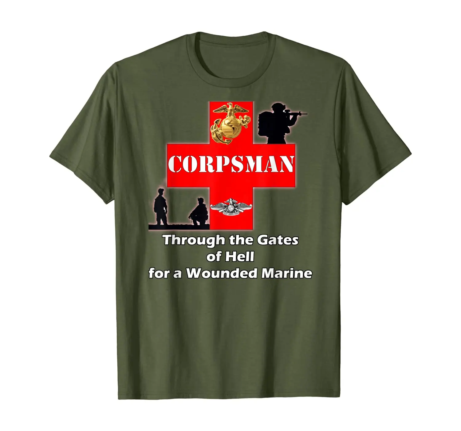 

FMF Warfare Specalist 8404 Corpsman Red Friday T Shirt