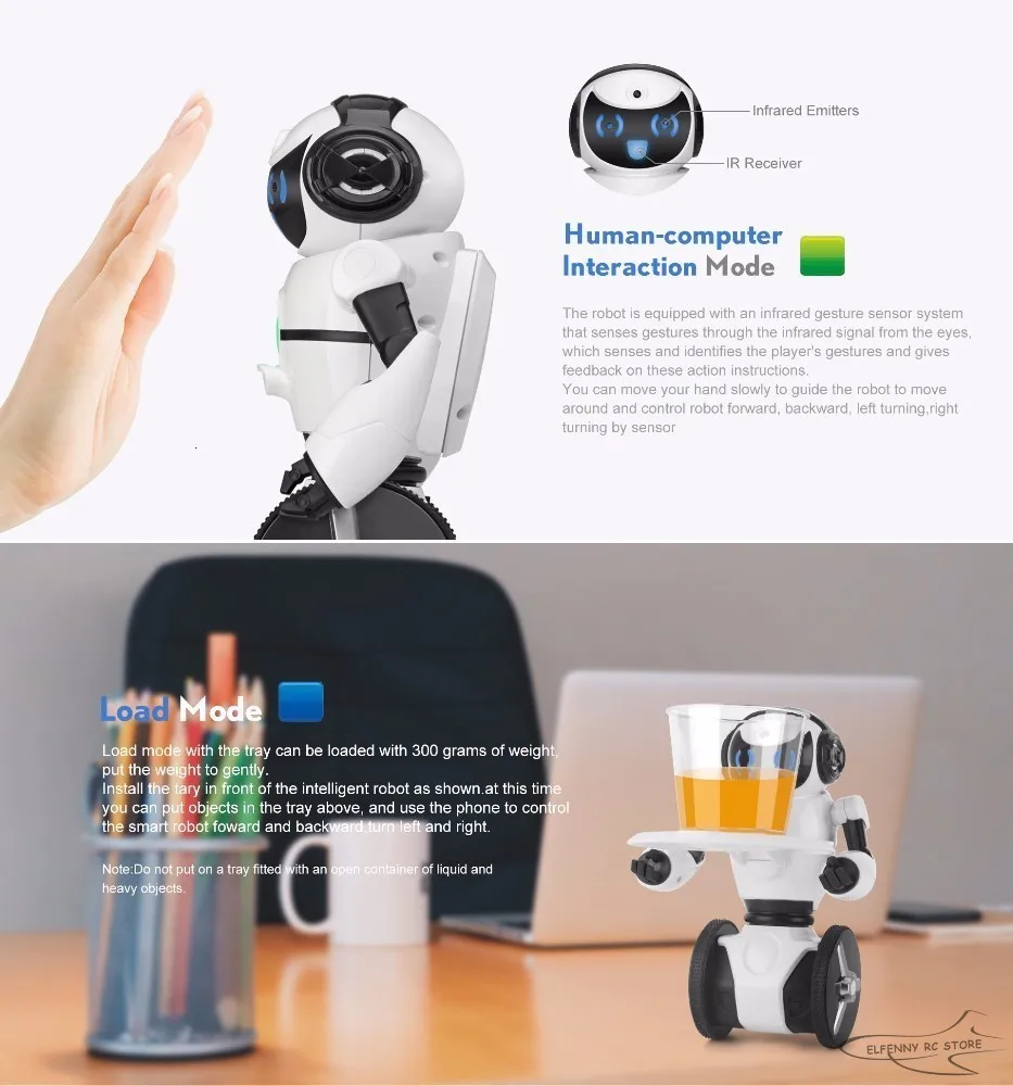 WLtoys F4 wifi камера Интеллектуальный баланс RC робот приложение управление игрушки для детей Рождественский подарок VS JJRC R1 R2 R3