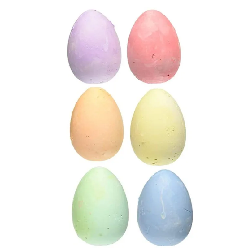 В форме яйца беспыльная цветная меловая ручка для рисования мелков и письма