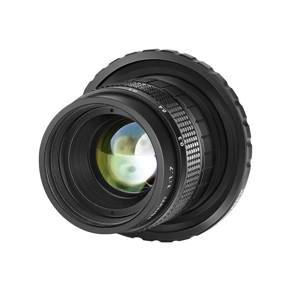 Neewer 35 мм F1.7 Большая диафрагма фотоалюминиевая линза совместимая с Sony E Mount