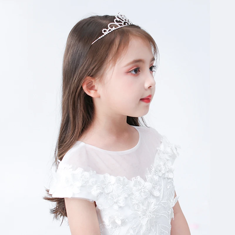 YYOUFU модные детские хрустальные тиара на голову для девочек Принцесса Корона