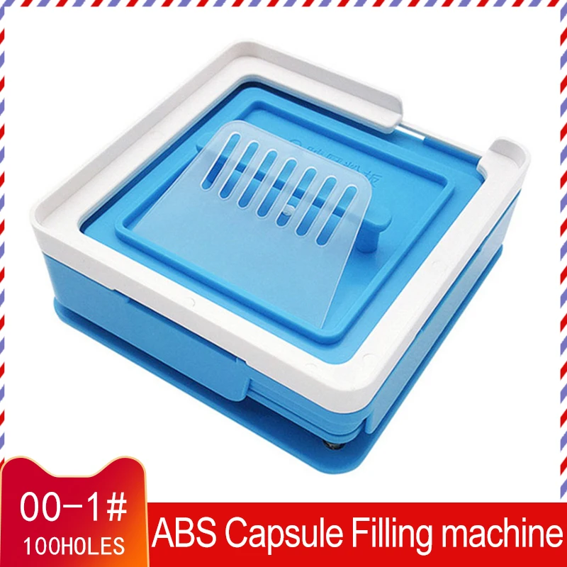 00 # машина для наполнения капсул ABS 100 отверстий ручного капсула таблеток