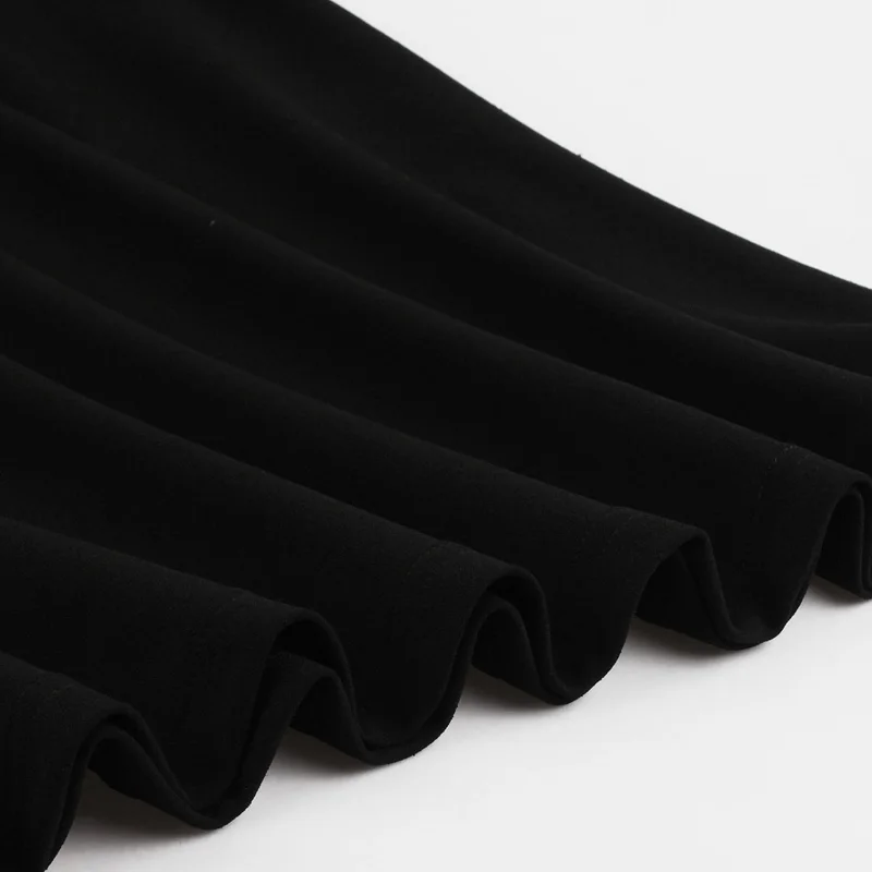 

Summer Office Lady Black Dress Vintage Button Striped moda mujer 2019 Elegant Women Short Sleeve A Line Work Dresses Femme Jurk