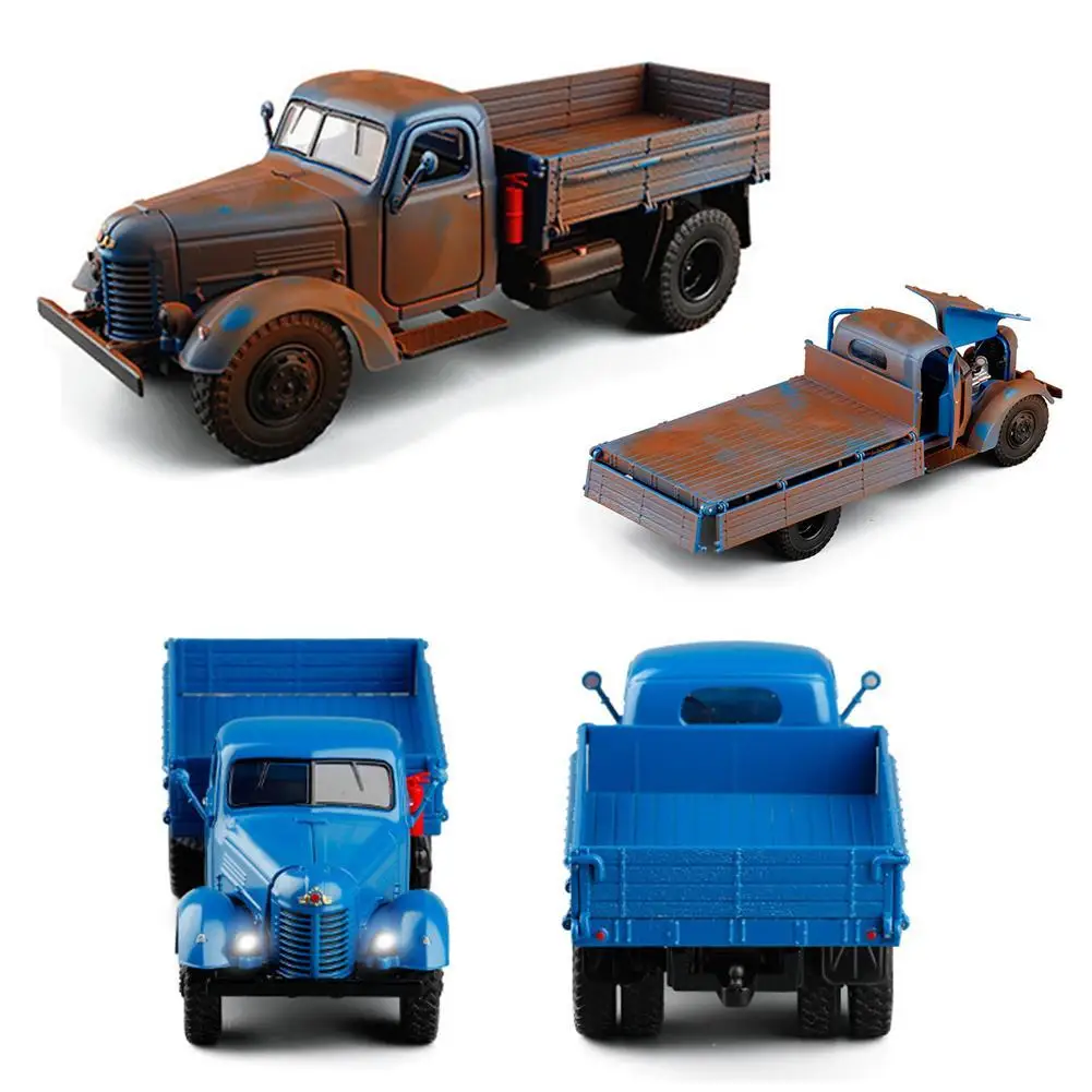 

1/32 Diecast Truck Transporter Vehicle Sliding Car LED Music Model Kids Toddler Early Education Cognition Toy