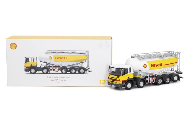 Миниатюрная машина-танкер для порошка 1:76 серии SCANIA P модель автомобиля под