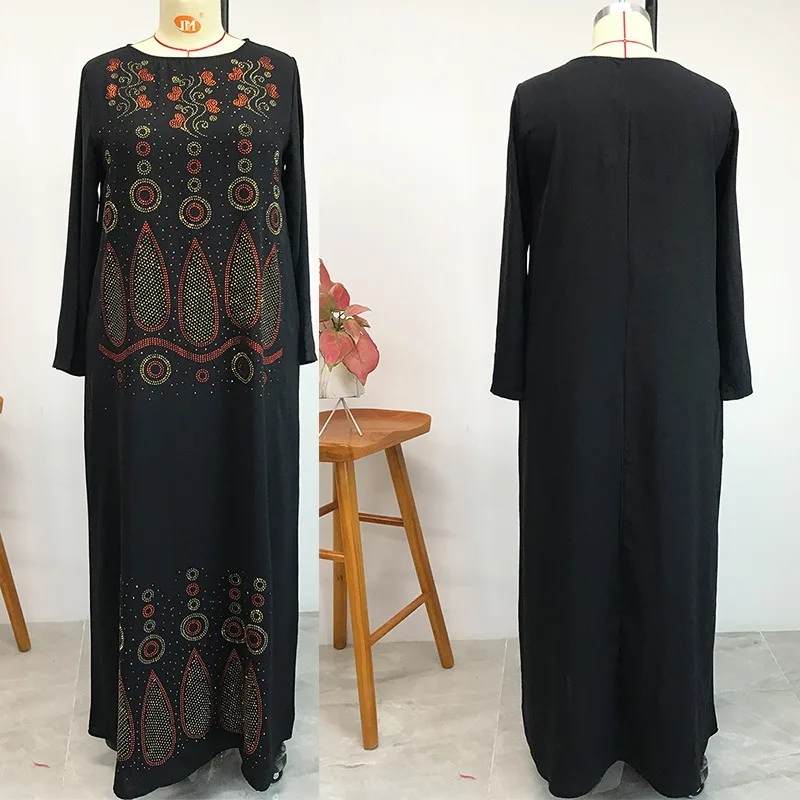 2021 Spring Fashion African Women Long Sleeve Plus Size Dress American Clothing Clothes for | Тематическая одежда и