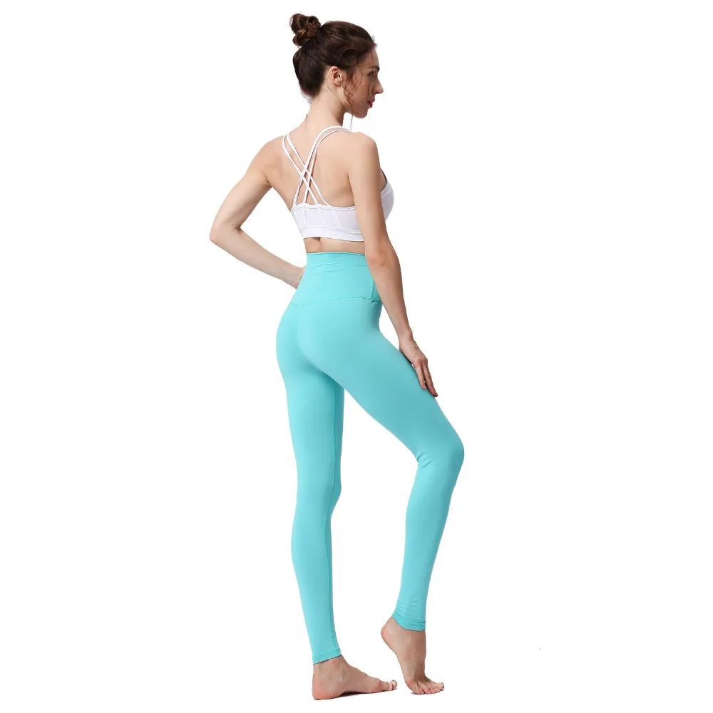 Высокоэластичные спортивные Леггинсы для фитнеса облегающие леггинсы бега