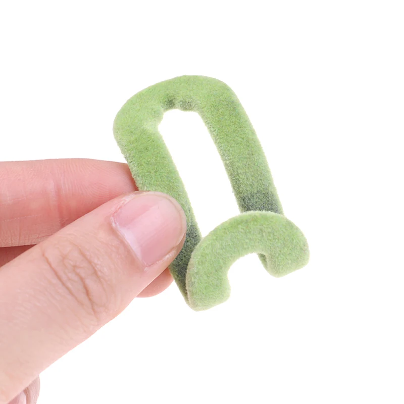 10 pcs/lot Cloth Flocking Holder Hanger Hook Random Color Mini Easy Closet Organizer Clothes | Дом и сад
