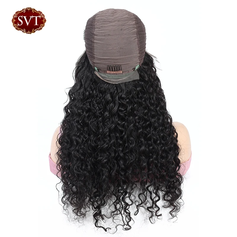 SVT 13x4 человеческие волосы на кружеве парики бразильские remy для черных женщин