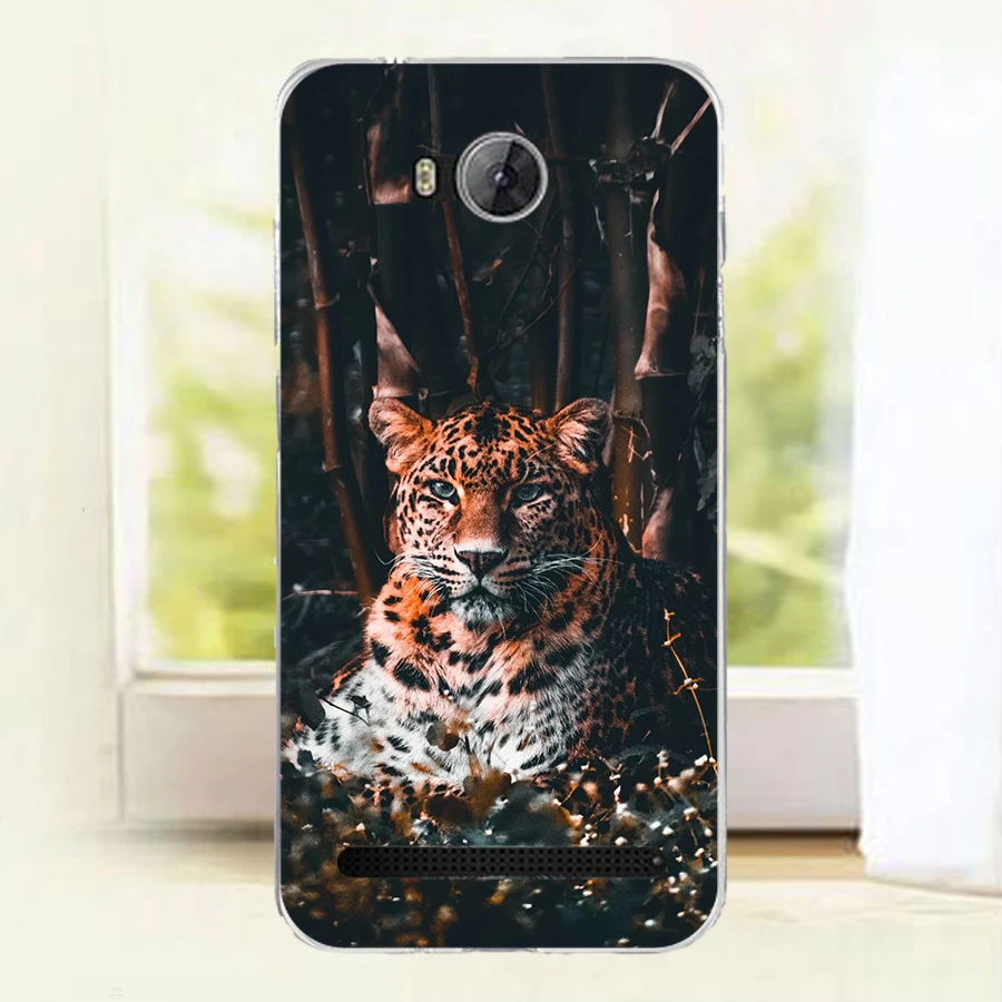 Животный красочный чехол для Huawei Y3II LUA-L21 LUA-U22 LUA-U02. Мягкие силиконовые чехлы Honor Bee 2 Protector Baicvery Cover on.