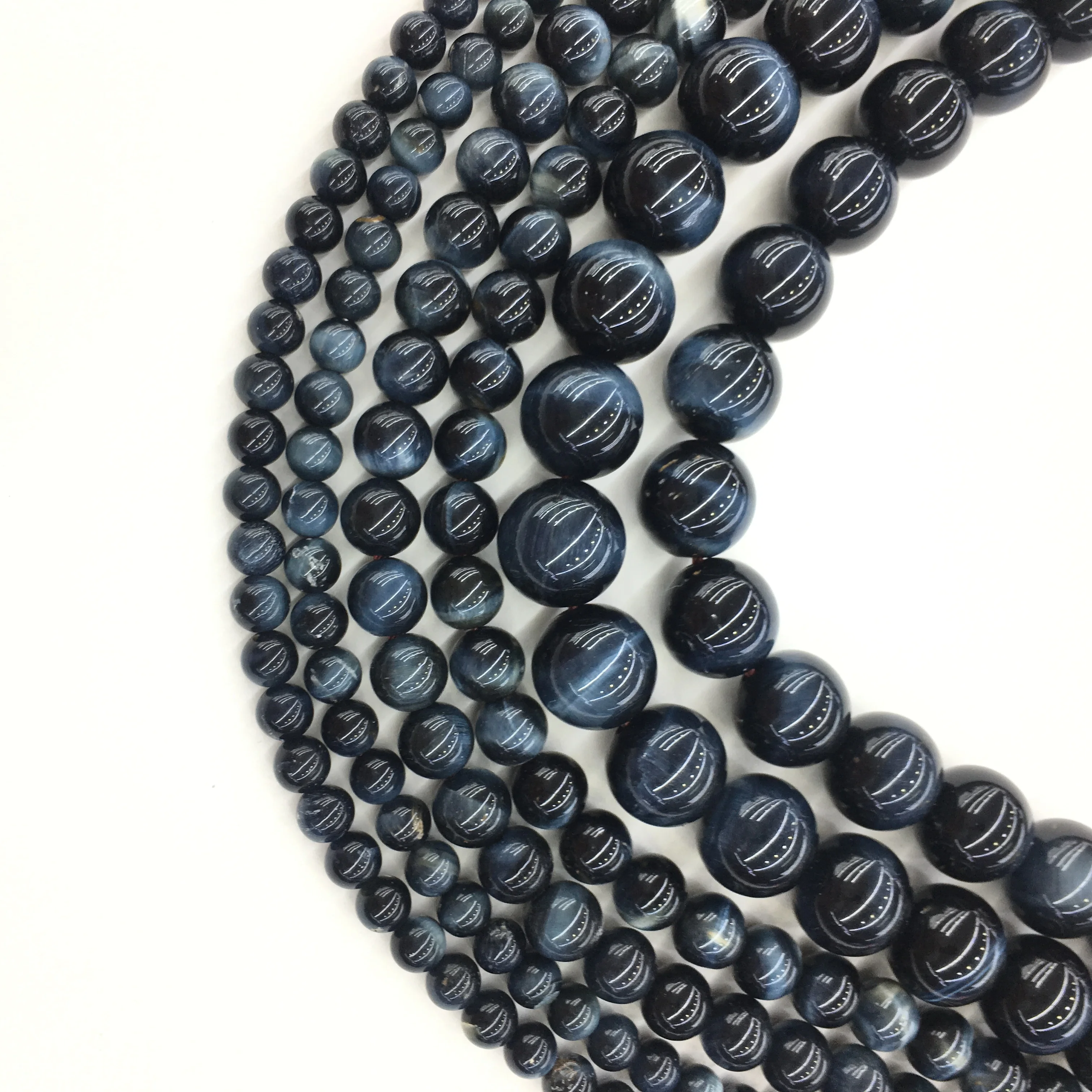 Цена по прейскуранту завода натуральный камень голубой тигровый глаз круглые