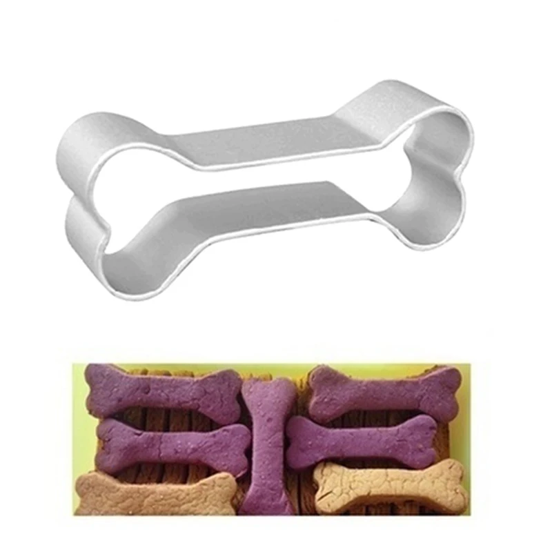 Новая металлическая форма для печенья в виде кости собаки резак выпечки конфет