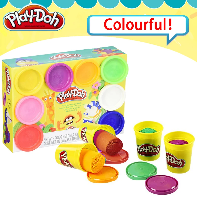 Оригинальный плей до Цвет Фул глины Подвески Пластилин Детский 8 костюм ручной