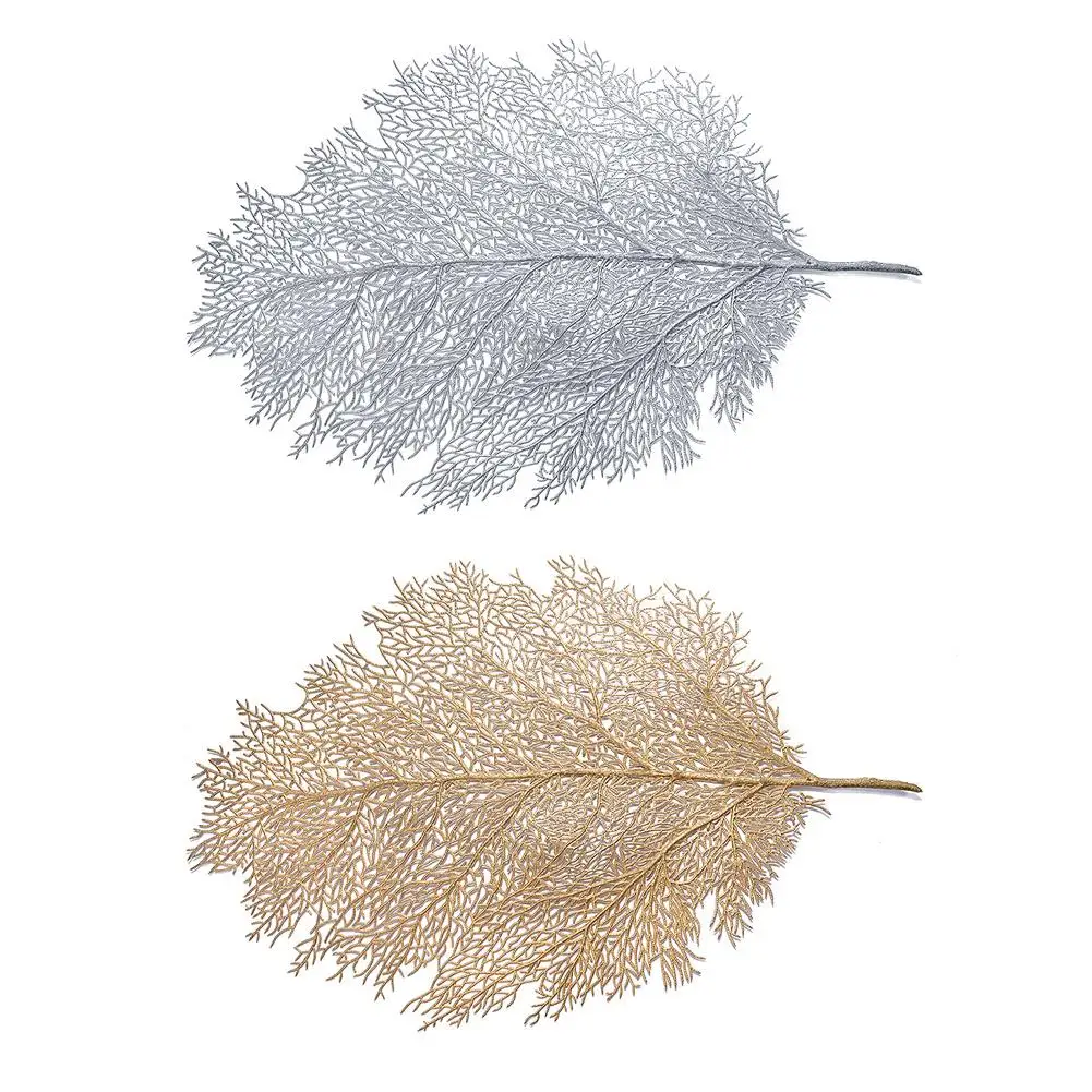 22*15 дюймов обеденный стол лист подстилки имитация коралловых веток моющиеся PP