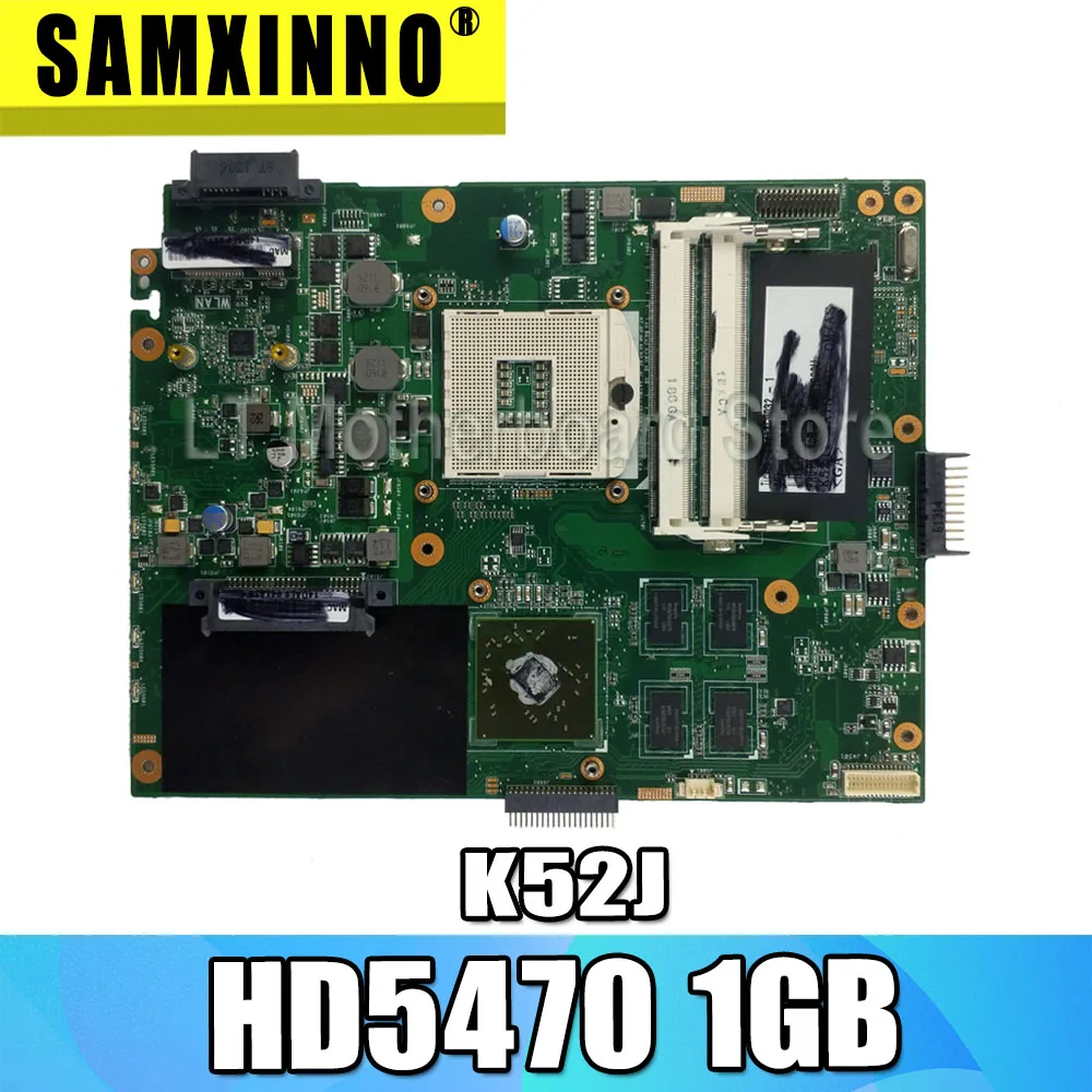 K52JR материнская плата для ноутбука ASUS K52J A52J K52JT K52JR K52JU K52JE K52J для тестирования системной ok HD5470 1 Гб 8* видеопамяти