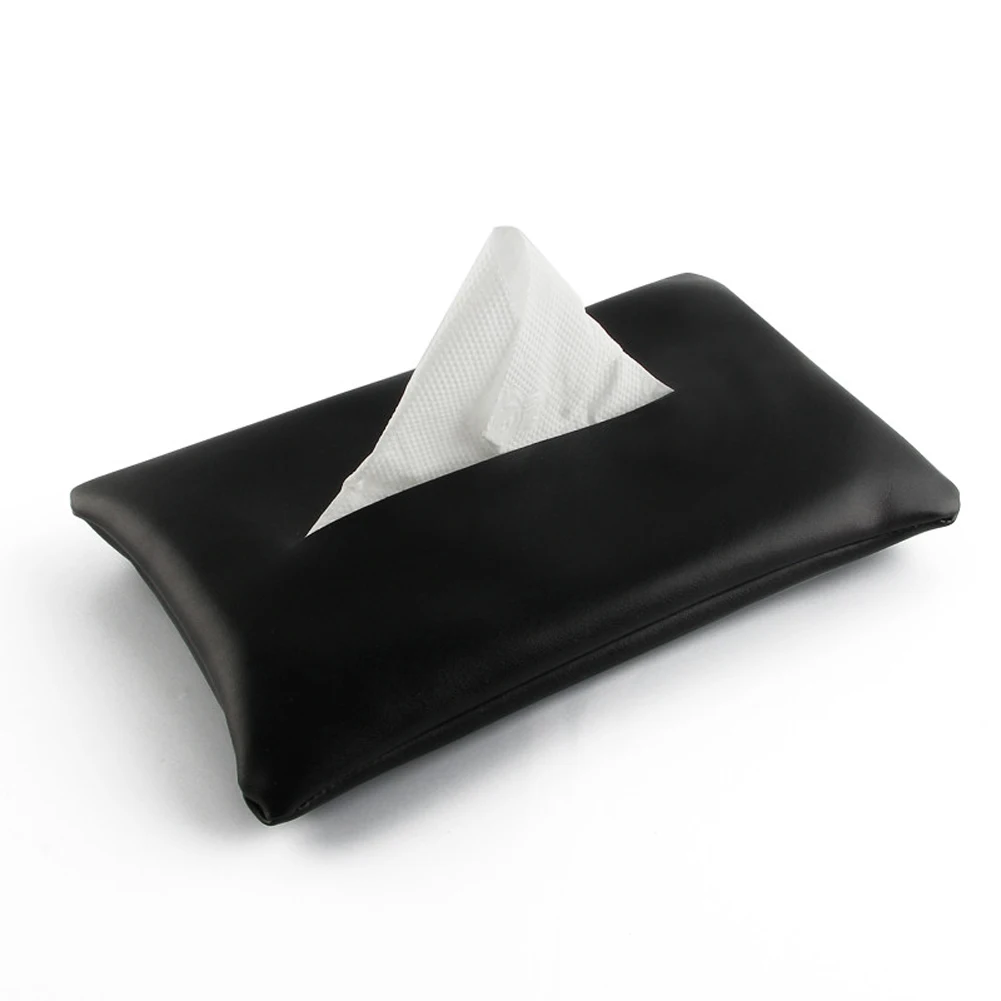 PU автомобильный подлокотник приборной панели коробка для салфеток держатель